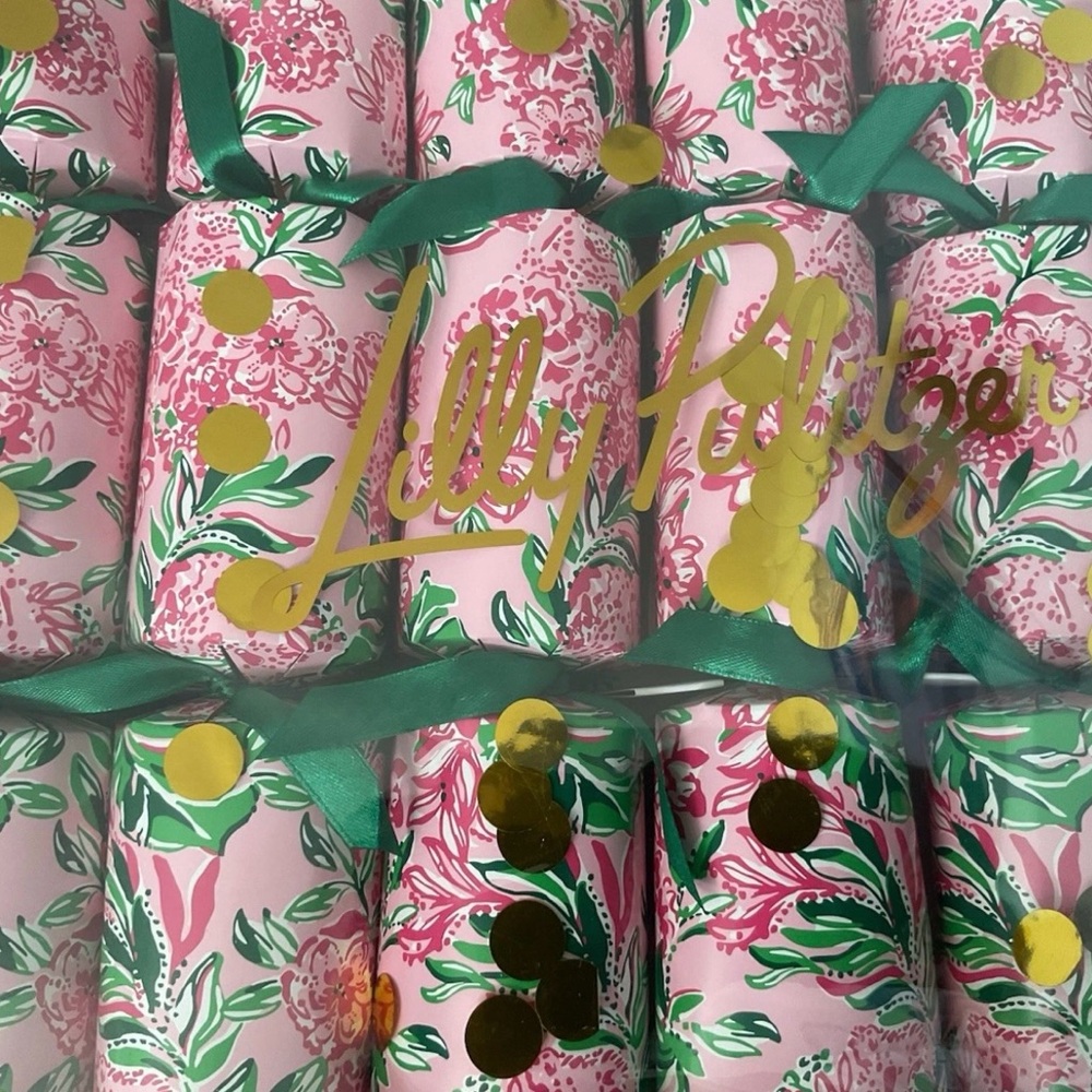 Lilly Pulitzer Poppers Scrunchies Set of 5 New